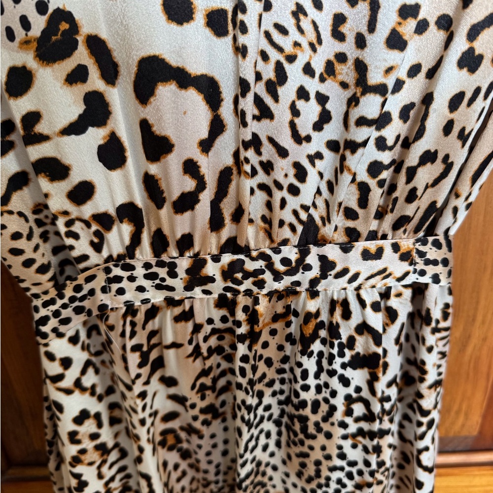 NWT Oscar de la Renta Pink Label Animal Print Robe Size S - Picture 5 of 8